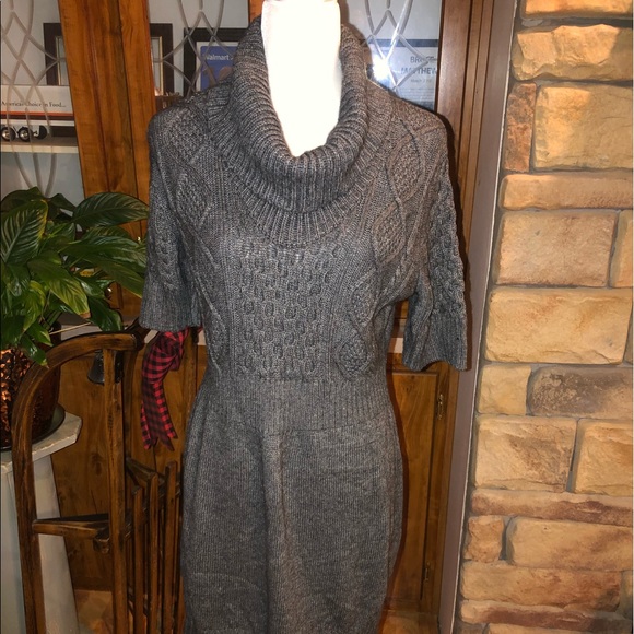 LOFT Dresses & Skirts - Ann Taylor Loft sweater dress size Large in EUC